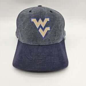 Vintage West Virginia Mountaineers Hat Cap Strap Back NCAA Football Mens 90s